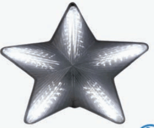 Estrela grande LED Br. digital Bivolt