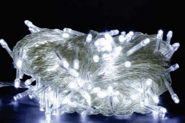 200 LEDs br 8f fio transp 8F 15m