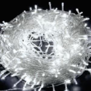 400 LEDs br 8f fio transp 30m