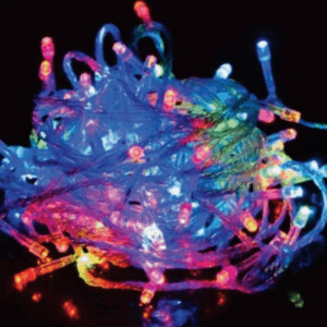 400 LEDs color 8f fio transp 30m