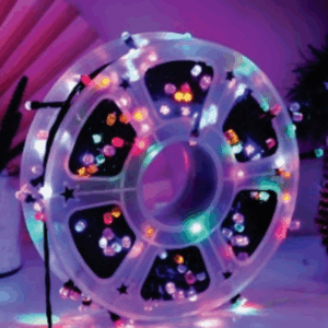 400 super leds color 8f fio verde 31V IP44 50m c/memoria