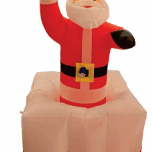 Papai Noel Chaminé Sobe E Desce Inflável