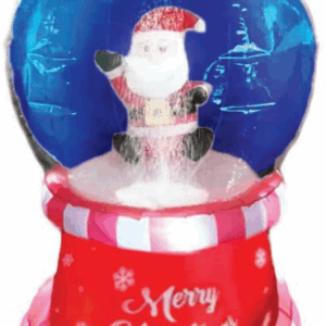 Globo De Neve Papai Noel Inflável