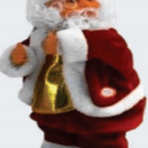 Papai Noel dançarino mexendo bumbum.