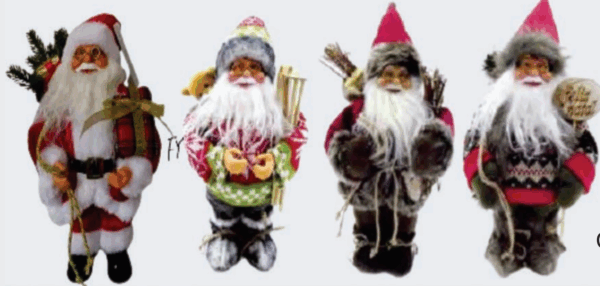 Enfeite Papai-Noel 30 cm sortidos
