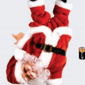 Papai noel com base giratória