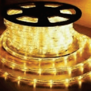 Mangueira 11mm 20LEDs WARM   e 4 strobinhos br. por metro CORTE/1m