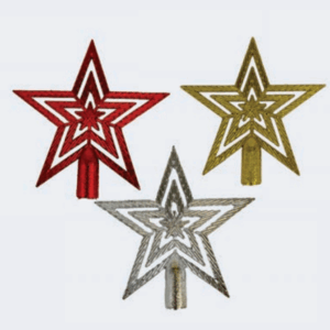 Estrela ponteira vazada 10cm