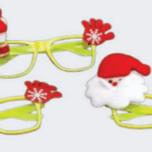 Oculos Natalino amarelo sortidos