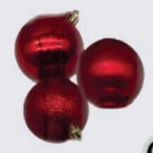 Bola 10cm vermelha 6/24 tubo