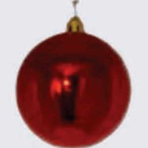 Bola de natal Vermelha 25cm