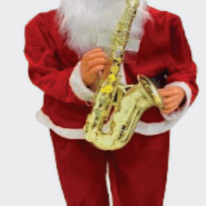 Papai-Noel c/ Saxofone 1,20m musical
